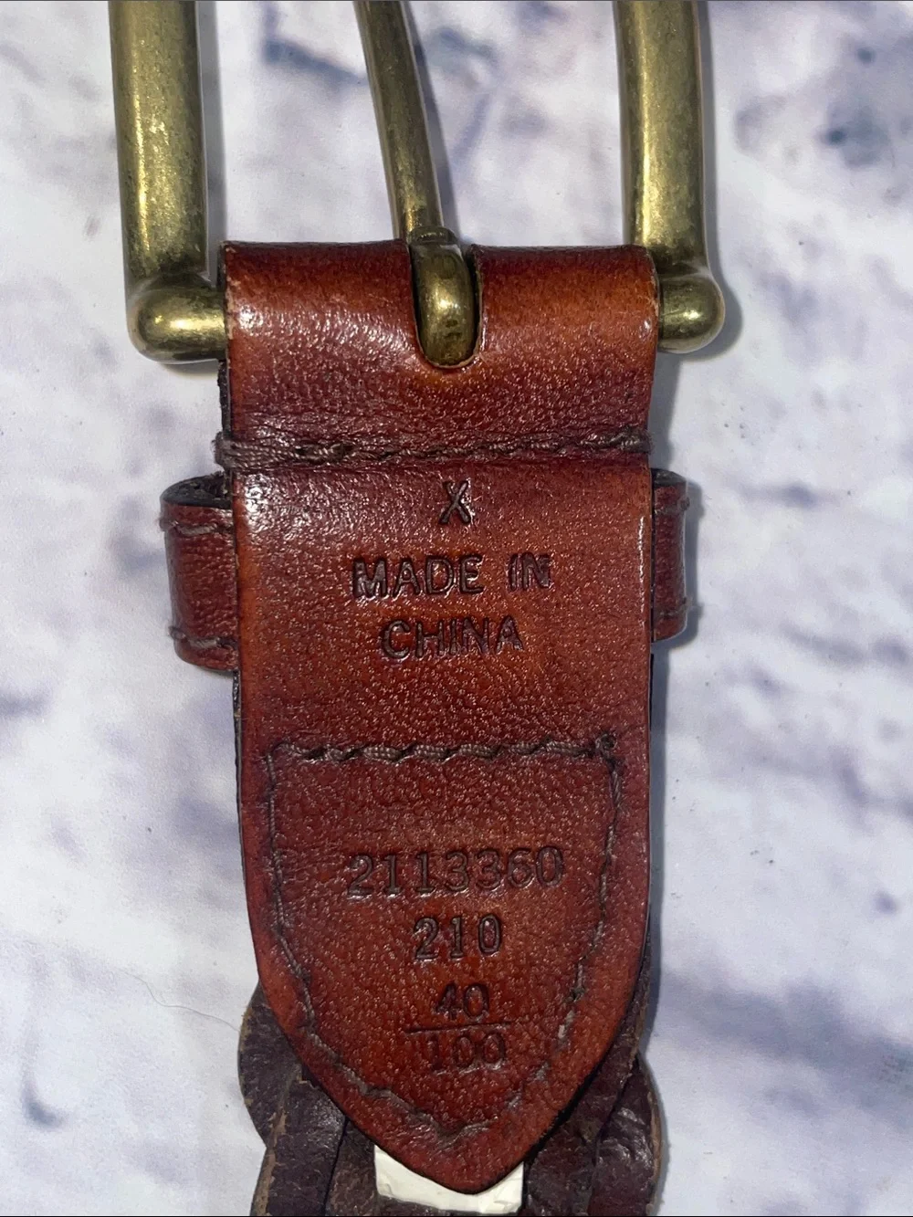 Polo by Ralph Lauren Braided Leather Belt - Chestnut Brown